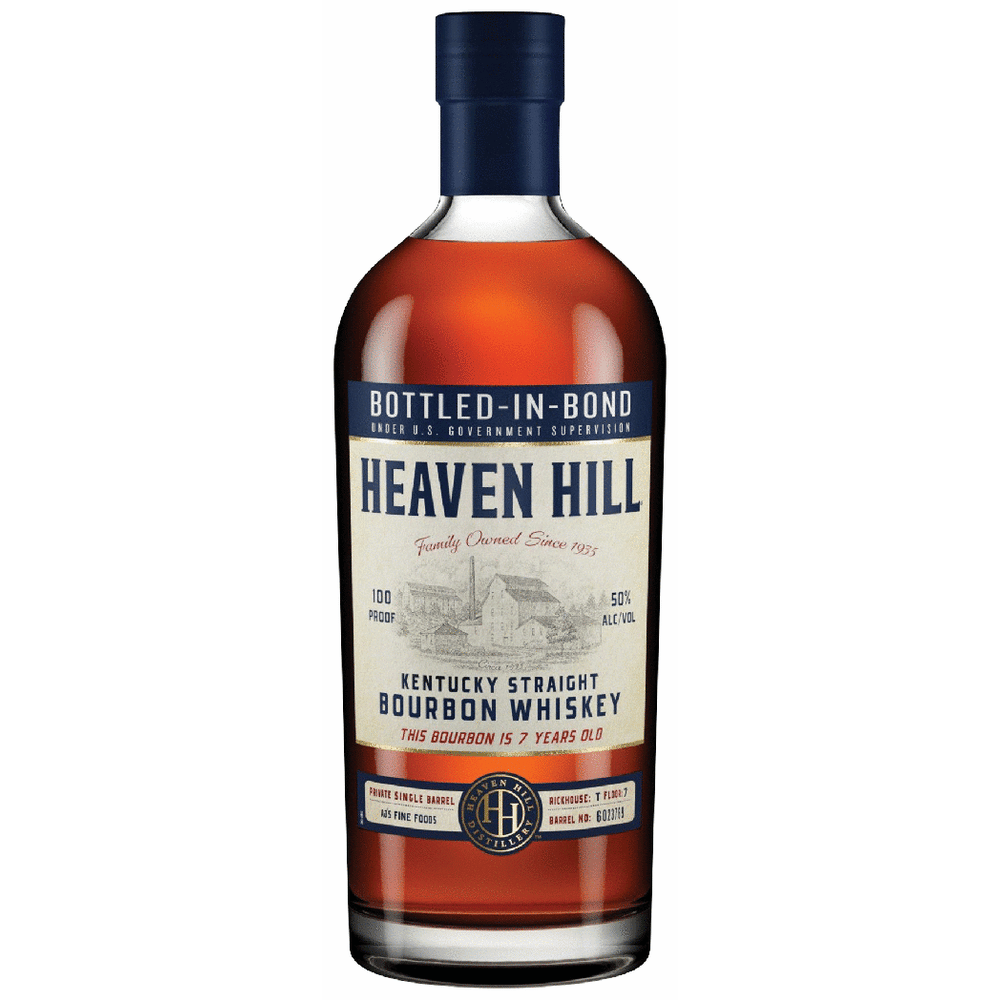 Heaven Hill 7Yr Bottle in Bond Bourbon Barrel Select