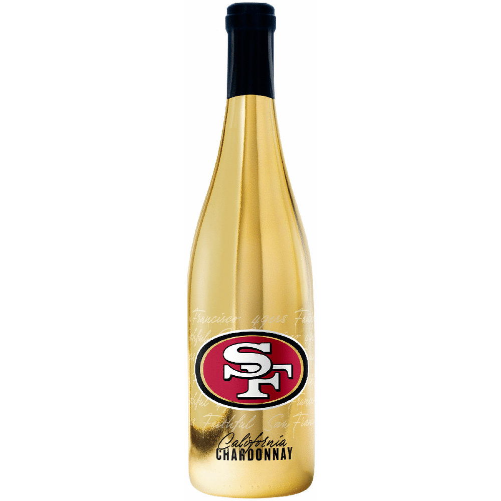 San Francisco 49ers Metallic Gold Chardonnay