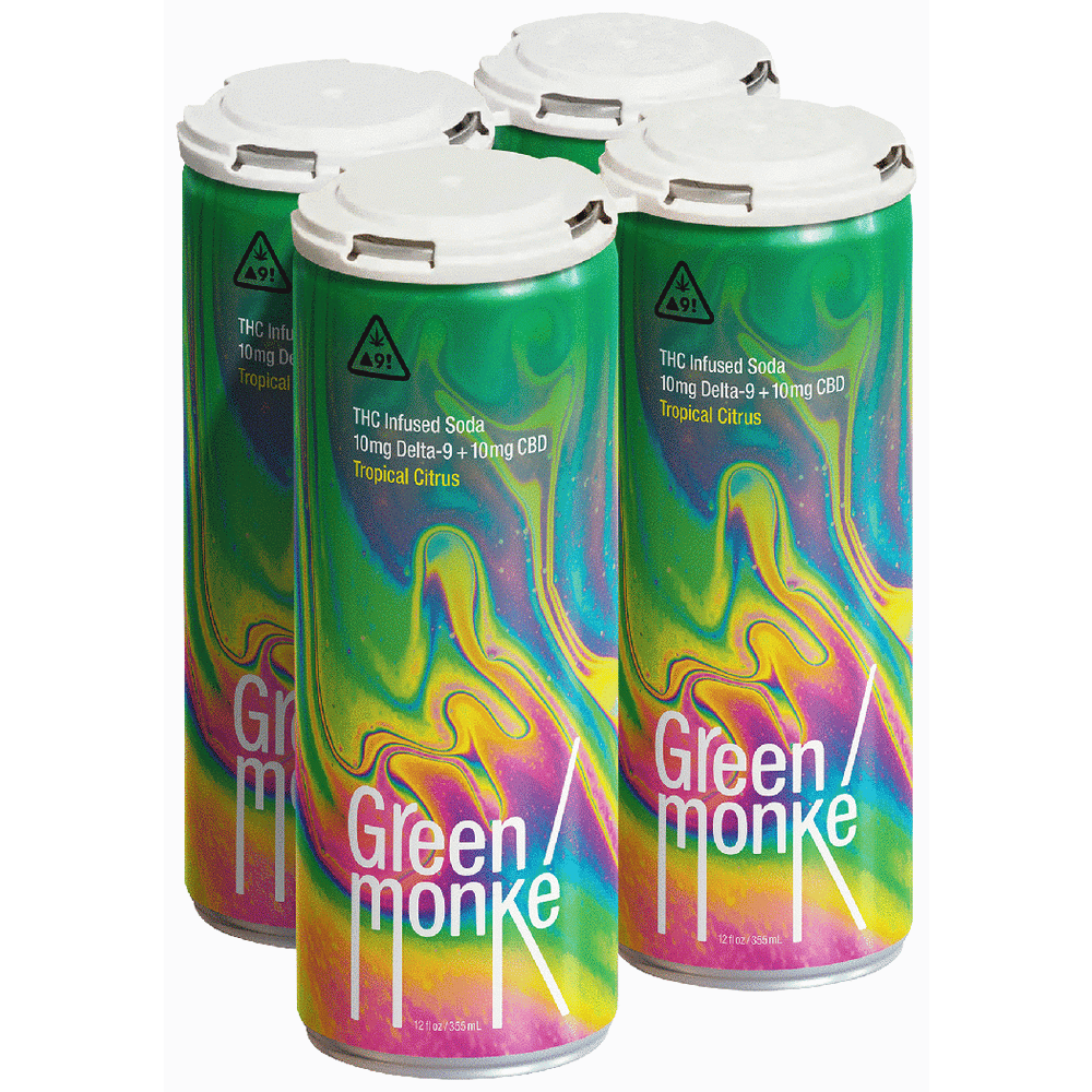 Green Monke THC 10mg Tropical Citrus