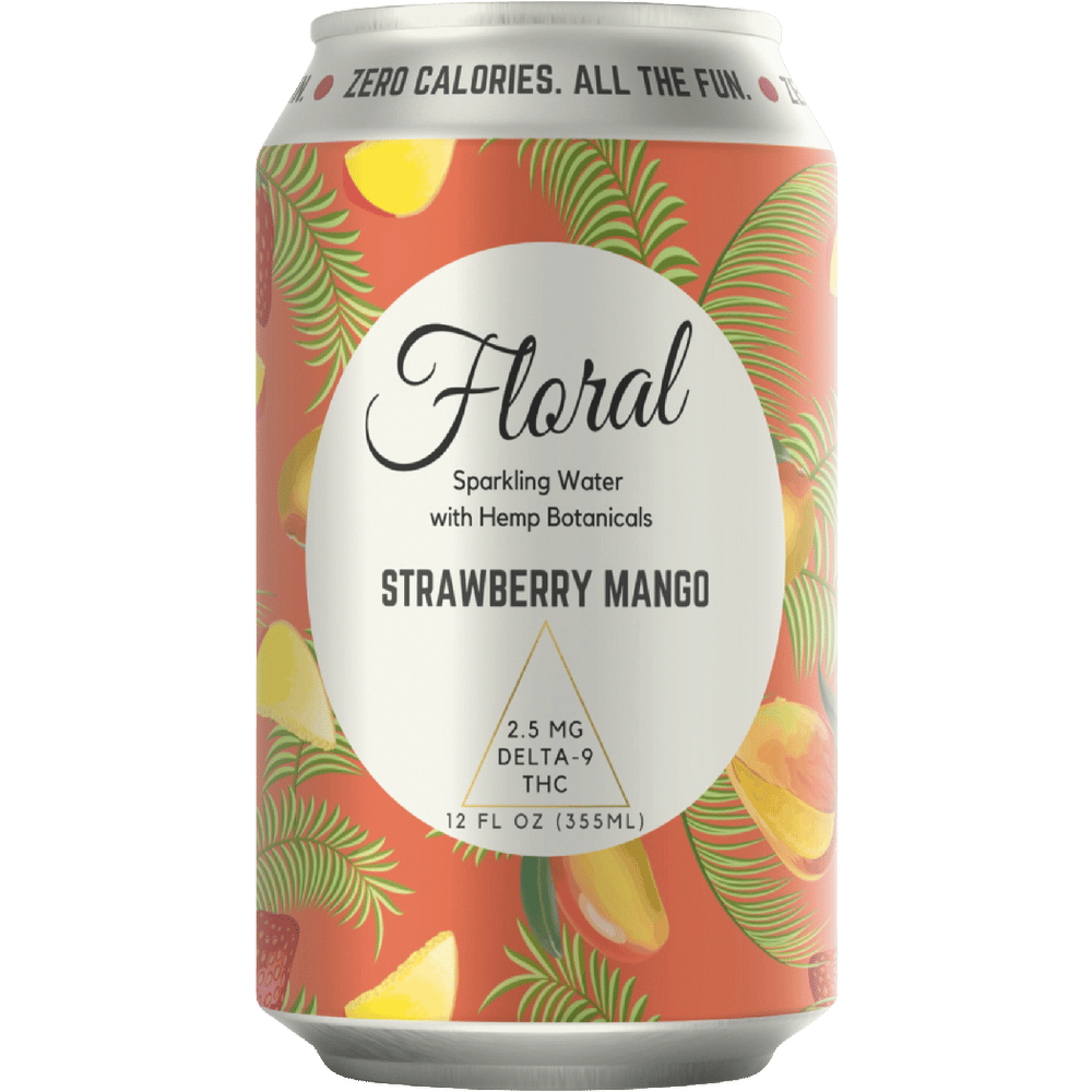 Floral THC 2.5mg Strawberry Mango