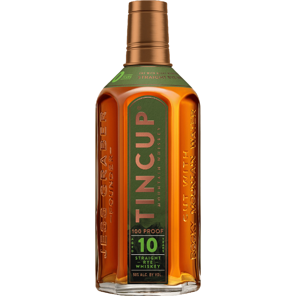 Tincup 10 Year Rye Whiskey