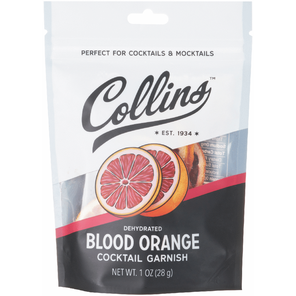 Collins Dehydrated Blood Orange Cocktail Garnish