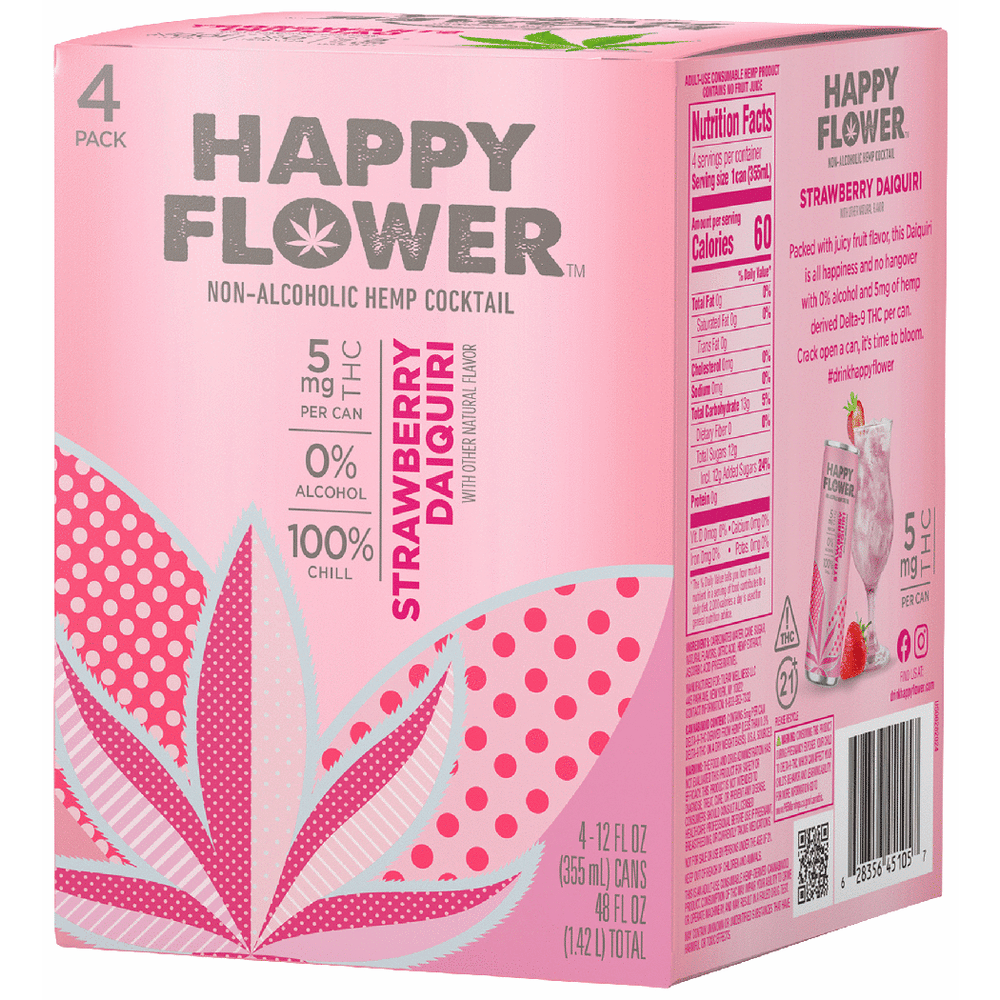 Happy Flower THC 5mg Strawberry Daiquiri