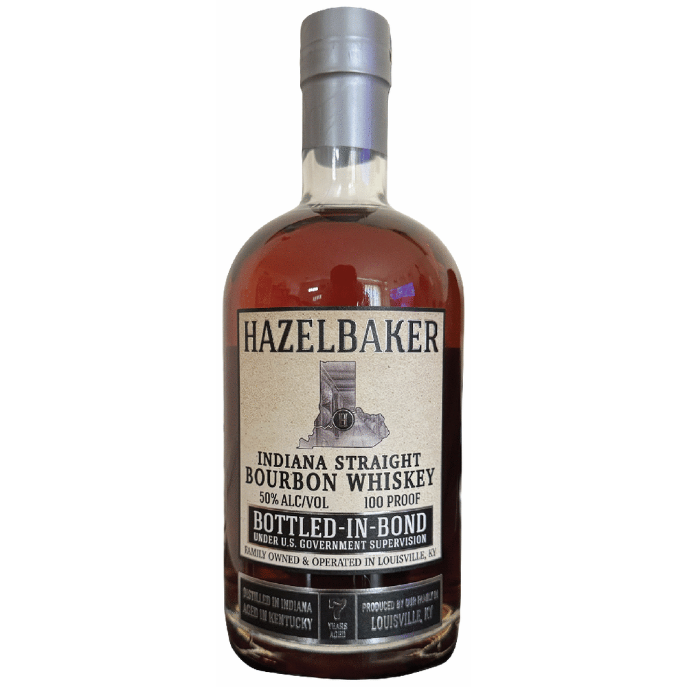 Hazelbaker Bottled in Bond Indiana Straight Bourbon Whiskey
