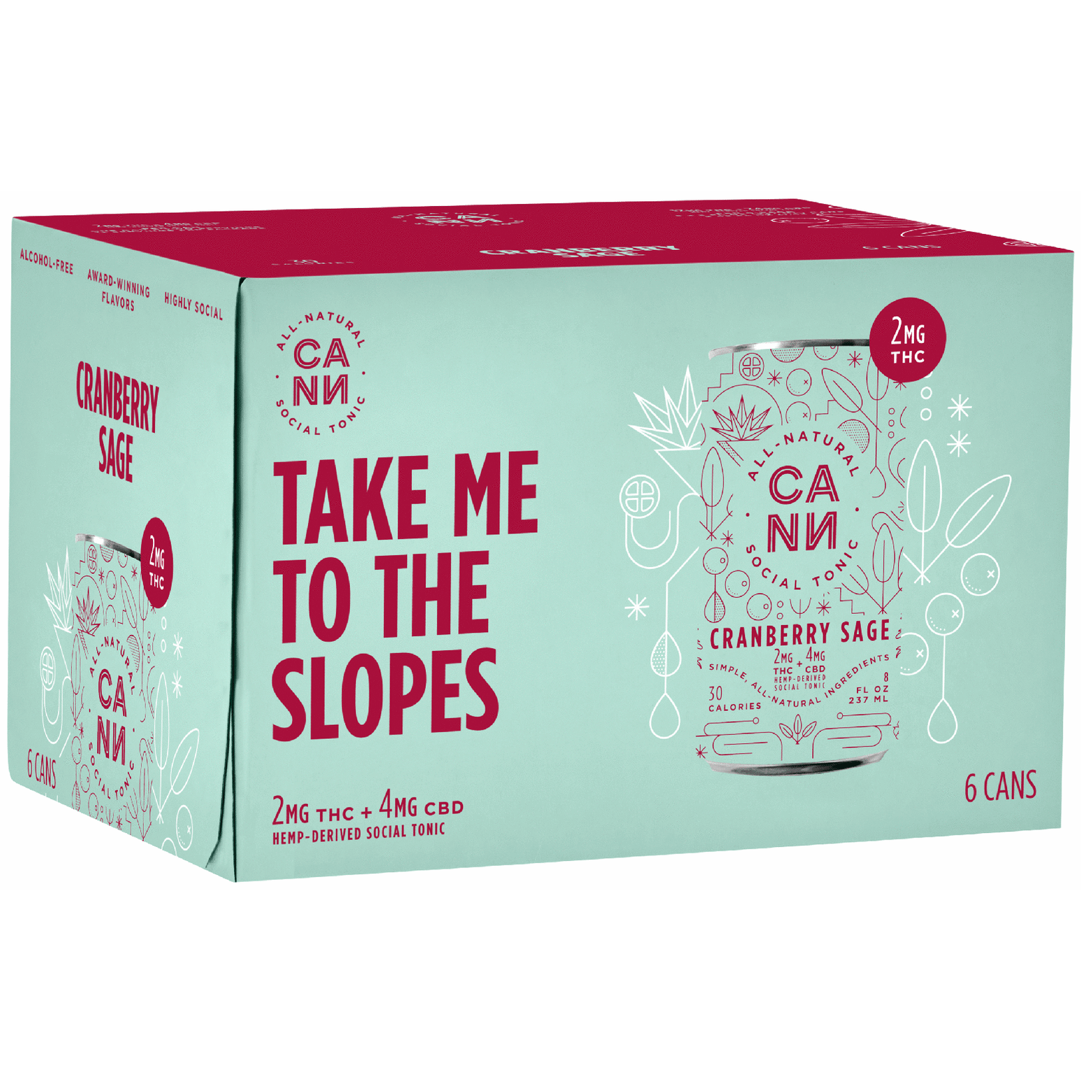 Cann THC 2mg Cranberry Sage | Total Wine & More