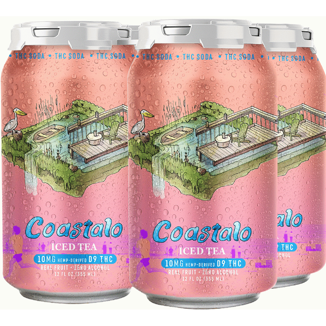 Coastalo THC 10mg Iced Tea