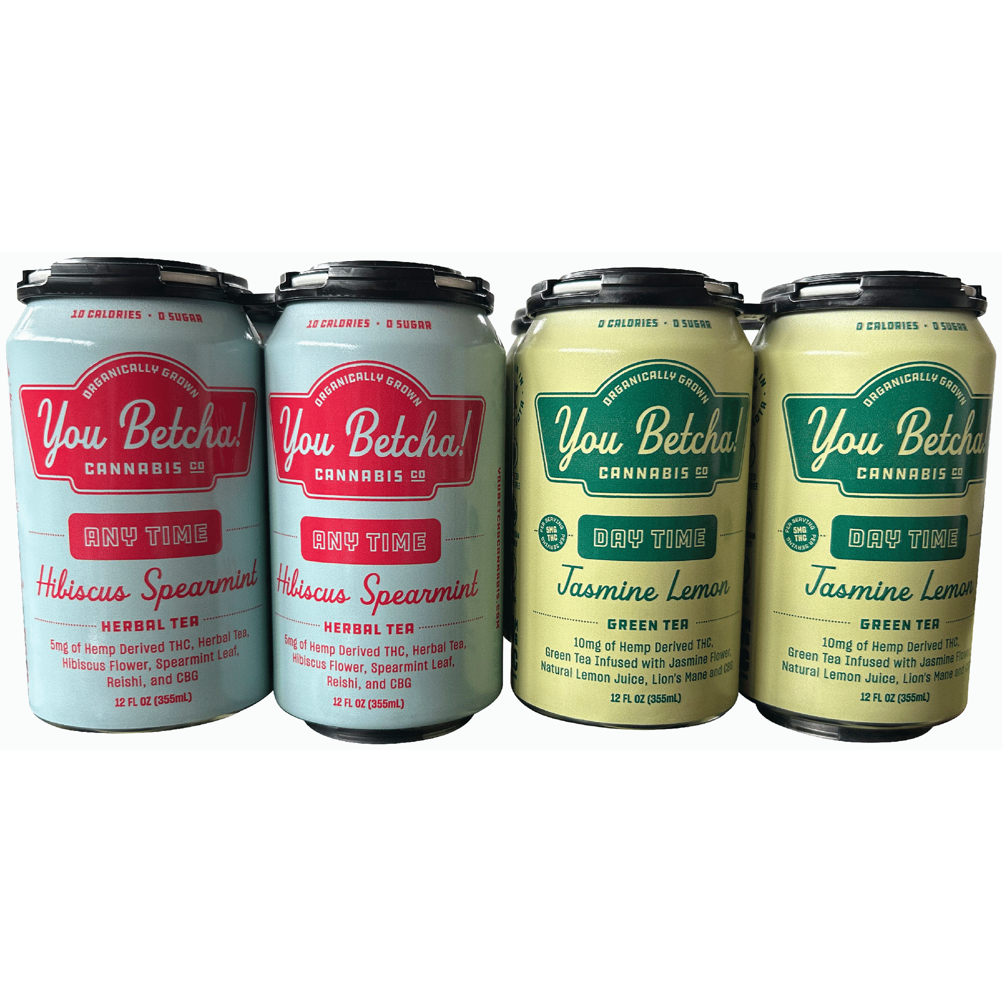 You Betcha THC 10mg Jasmine Lemon Green Tea
