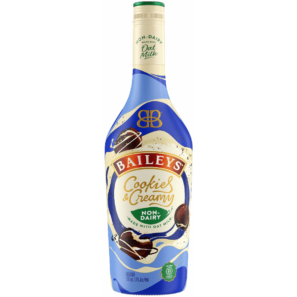 Baileys Cookies and Creamy Non-Dairy Liqueur Made with Oat Milk