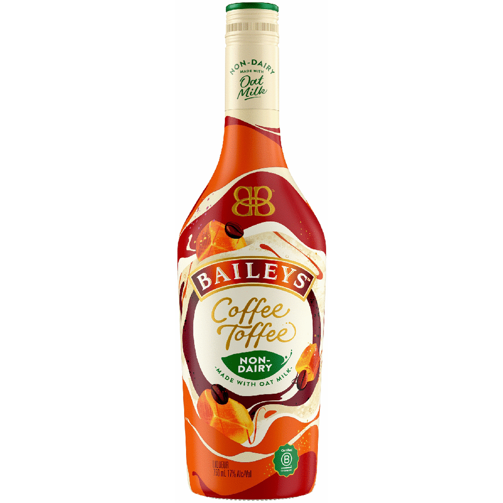 Baileys Coffee Toffee Non-Dairy Liqueur Made with Oat Milk