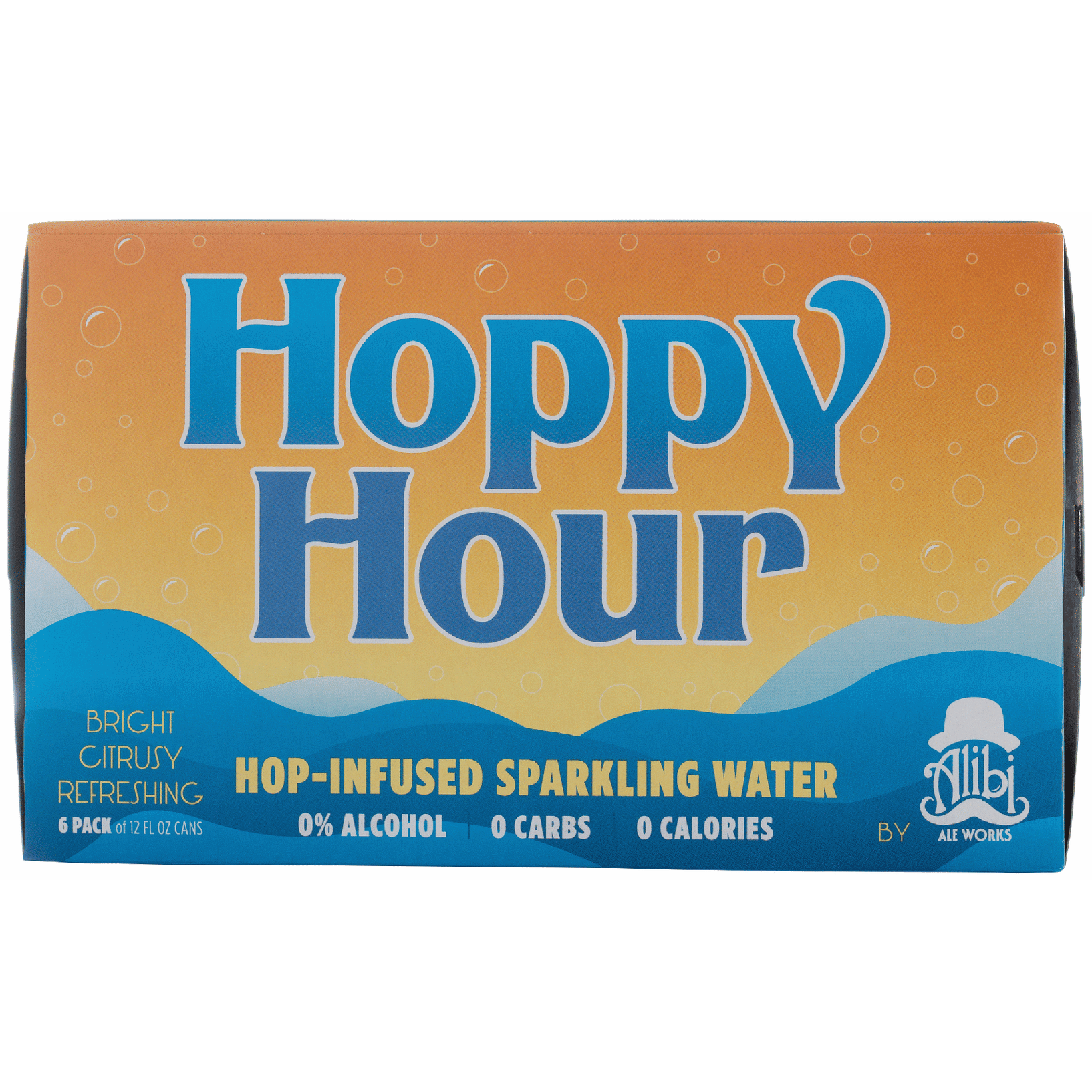 Alibi Ale Non-Alcoholic Hoppy Hour Hop-Infused Sparkling Water