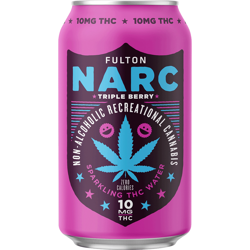 NARC THC 10mg Sparkling Water Triple Berry