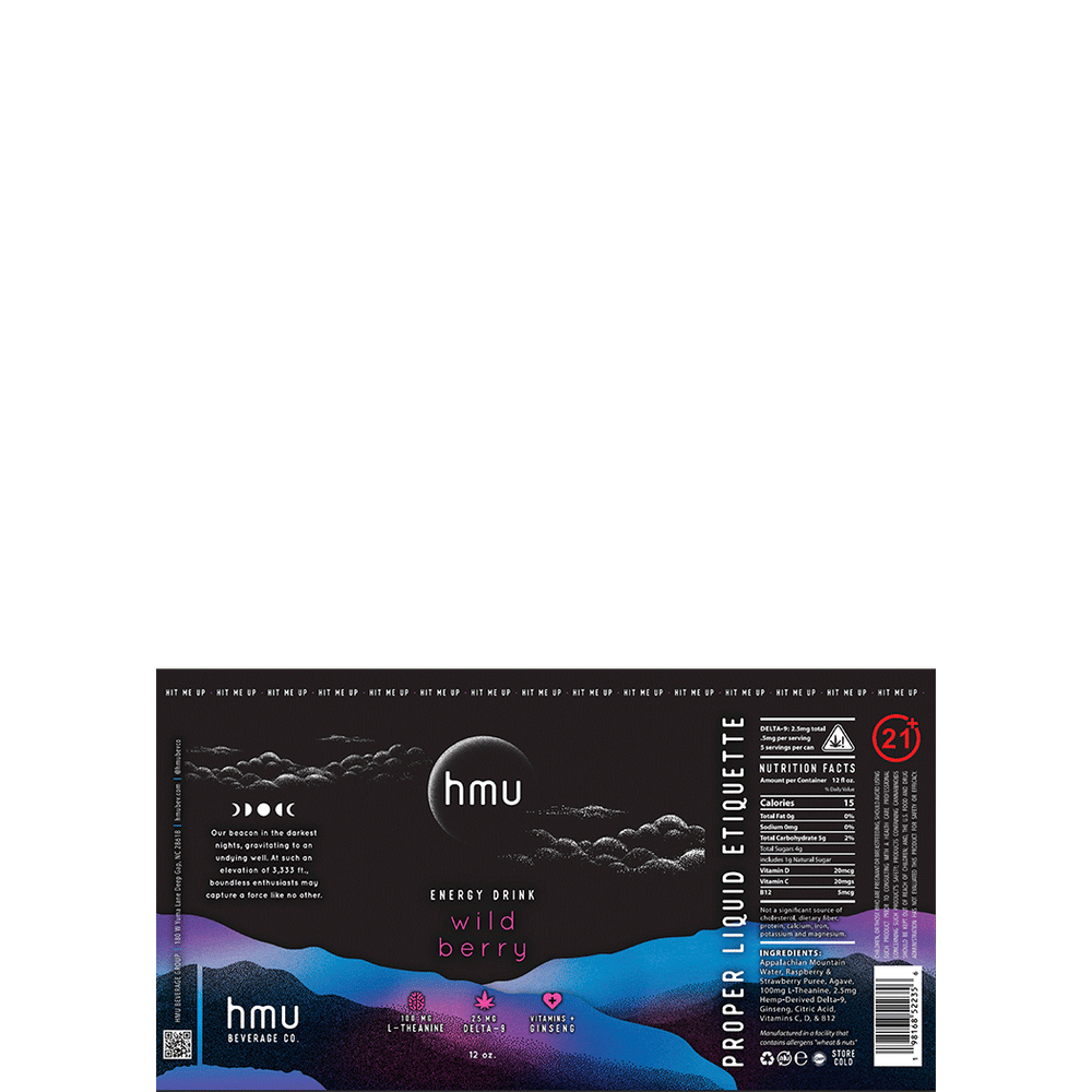 HMU THC 2.5mg Wild Berry CT
