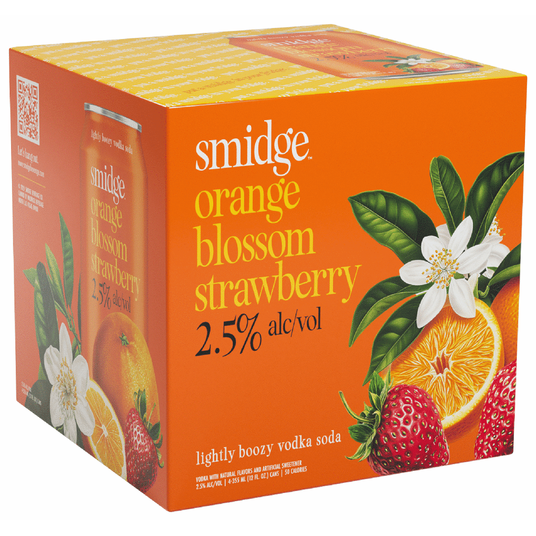 Smidge Vodka Soda Orange Blossom Strawberry