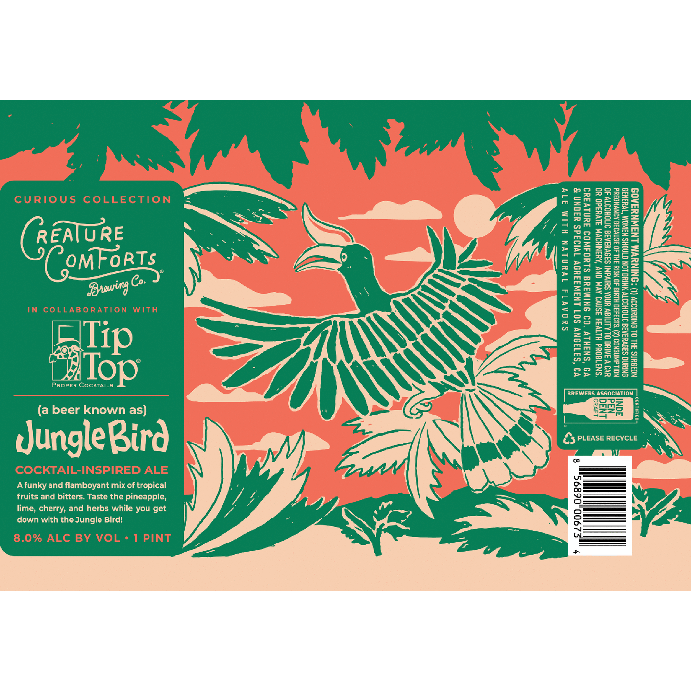 Creature Comforts Jungle Bird Cocktail-Inspired Ale