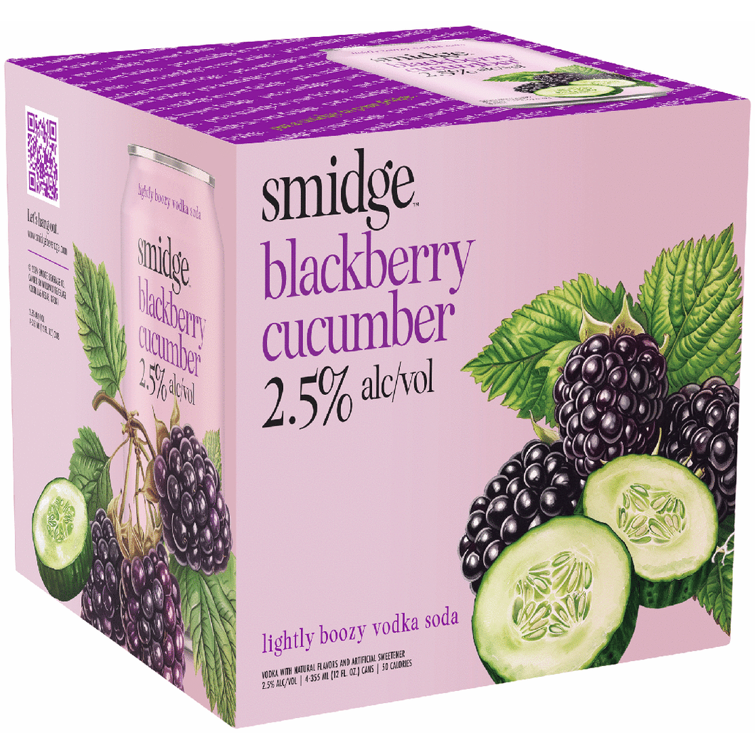 Smidge Vodka Soda Blackberry Cucumber