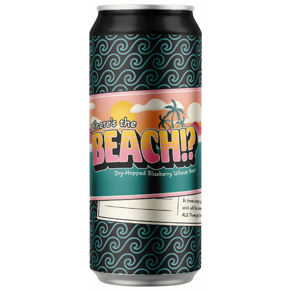 56 Brewing Where's The Beach: Dry-Hopped Blueberry Wheat Beer