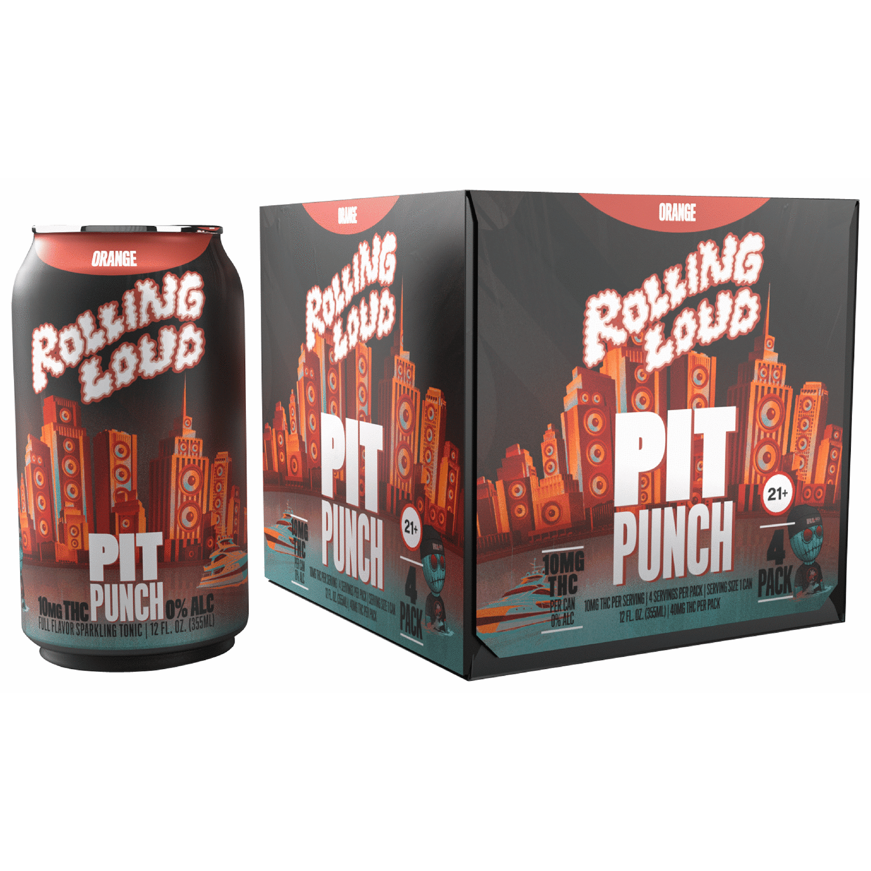 Pit Punch THC 10mg Orange