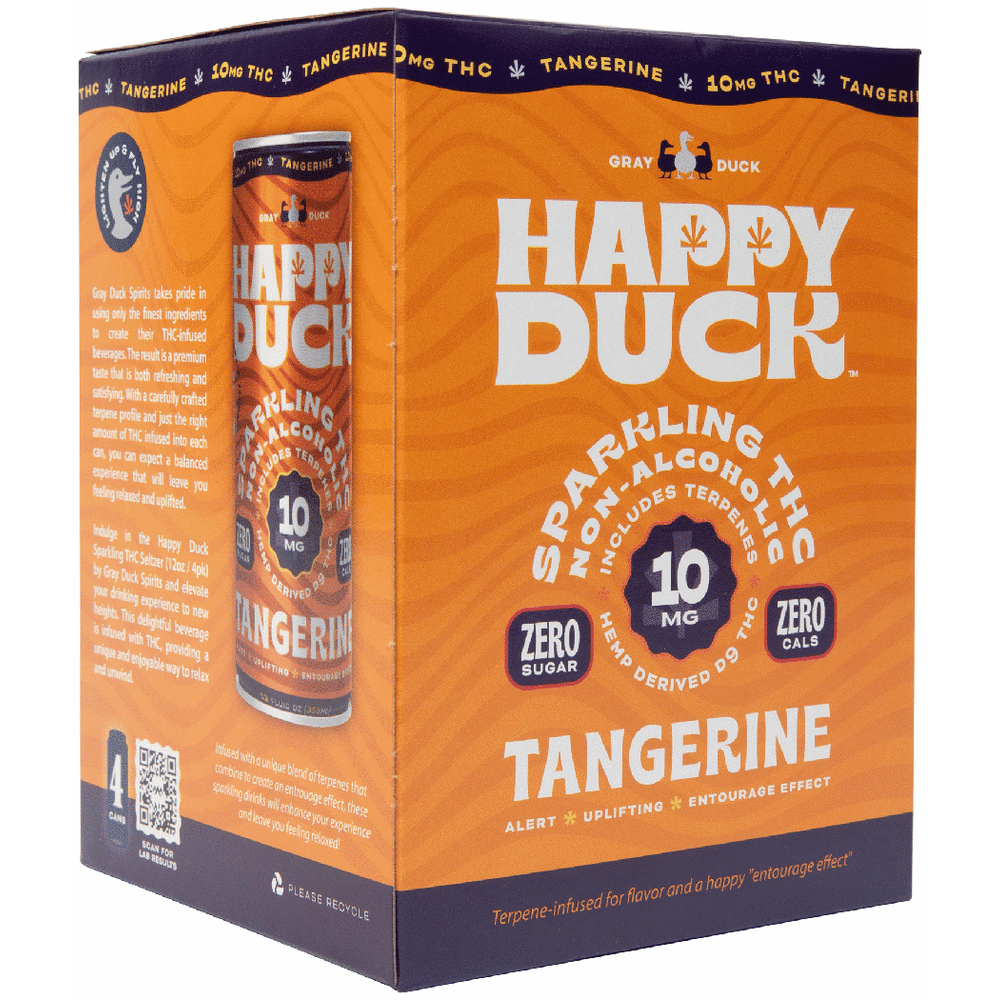 Happy Duck THC 10mg Tangerine