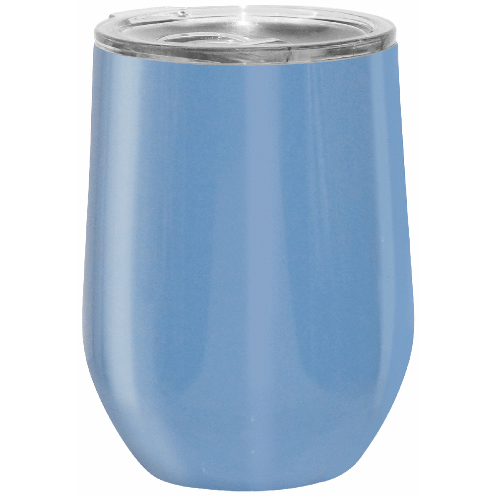 Oggi 12oz Insulated Wine Tumbler Light Blue