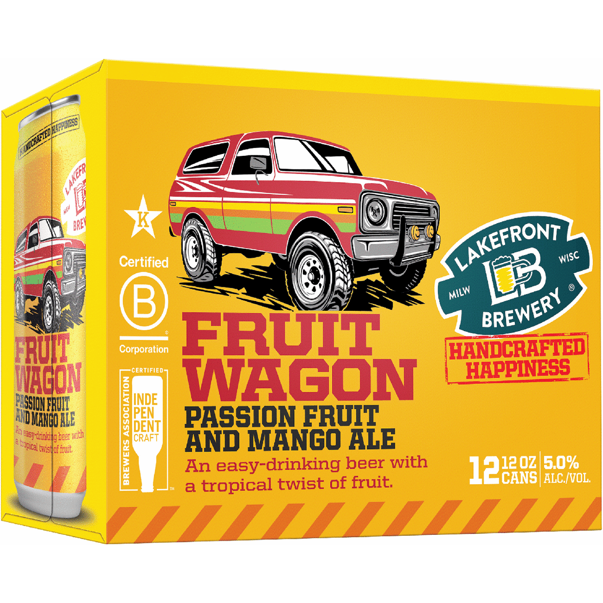 Lakefront Fruit Wagon Passion Fruit and Mango Ale