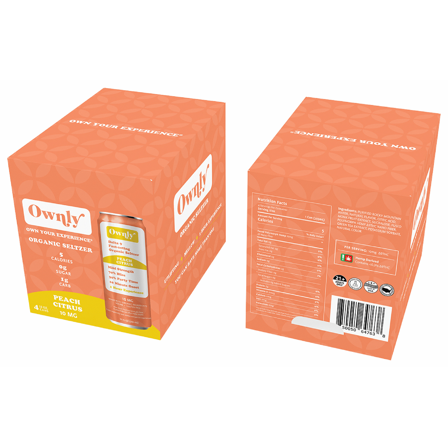 Ownly THC 10mg Peach Citrus