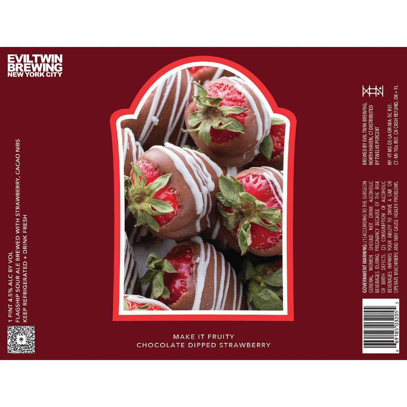 Evil Twin Make It Fruity Chocolate Dipped Strawberry