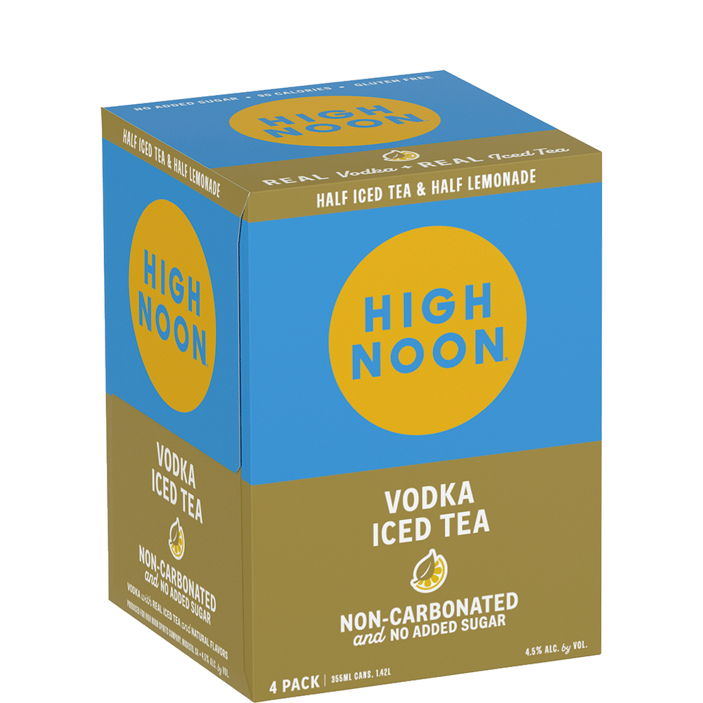 High Noon Vodka Hard Iced Tea Lemonade Half & Half Pack