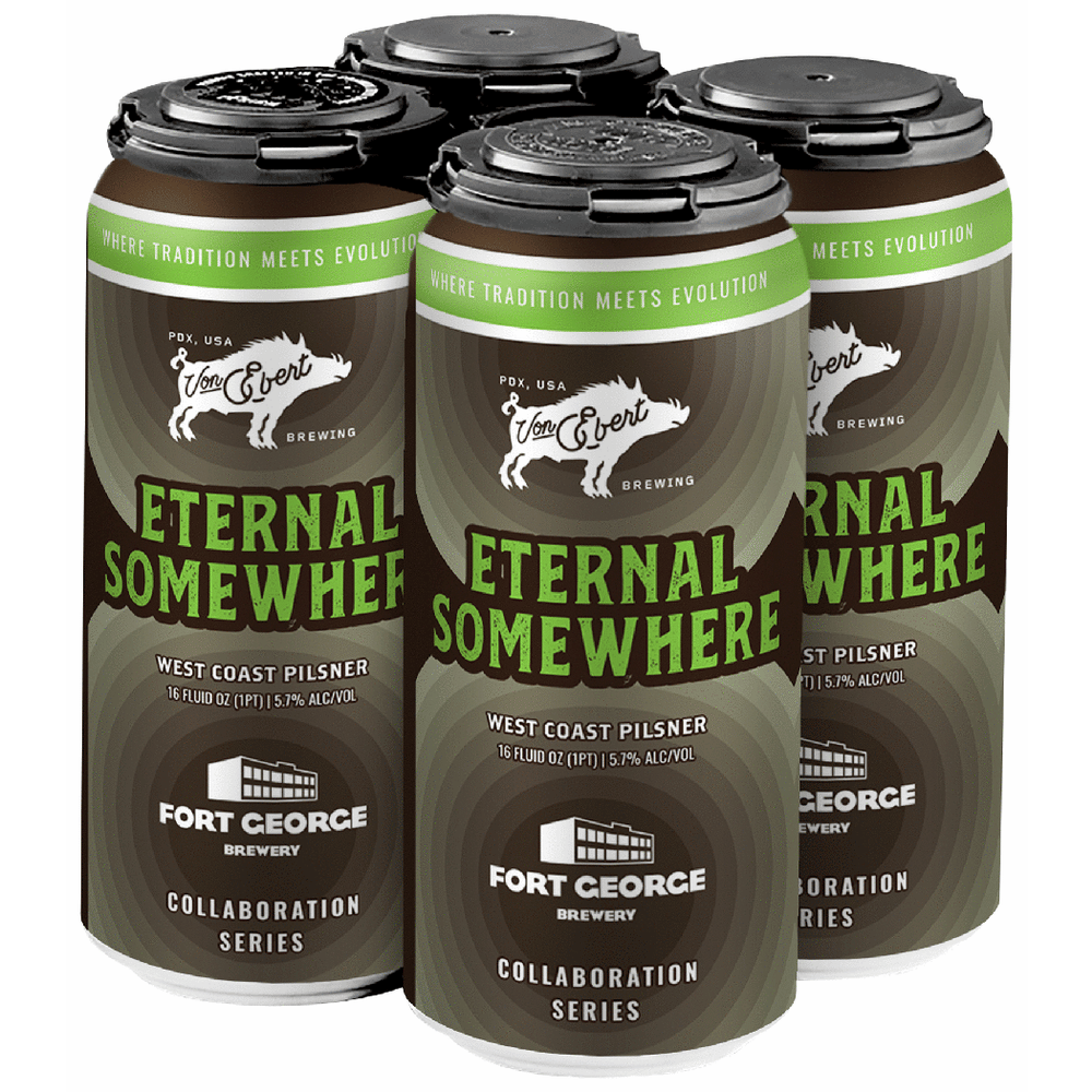Von Ebert Eternal Somewhere West Coast Pilsner w/ Fort George | Total ...
