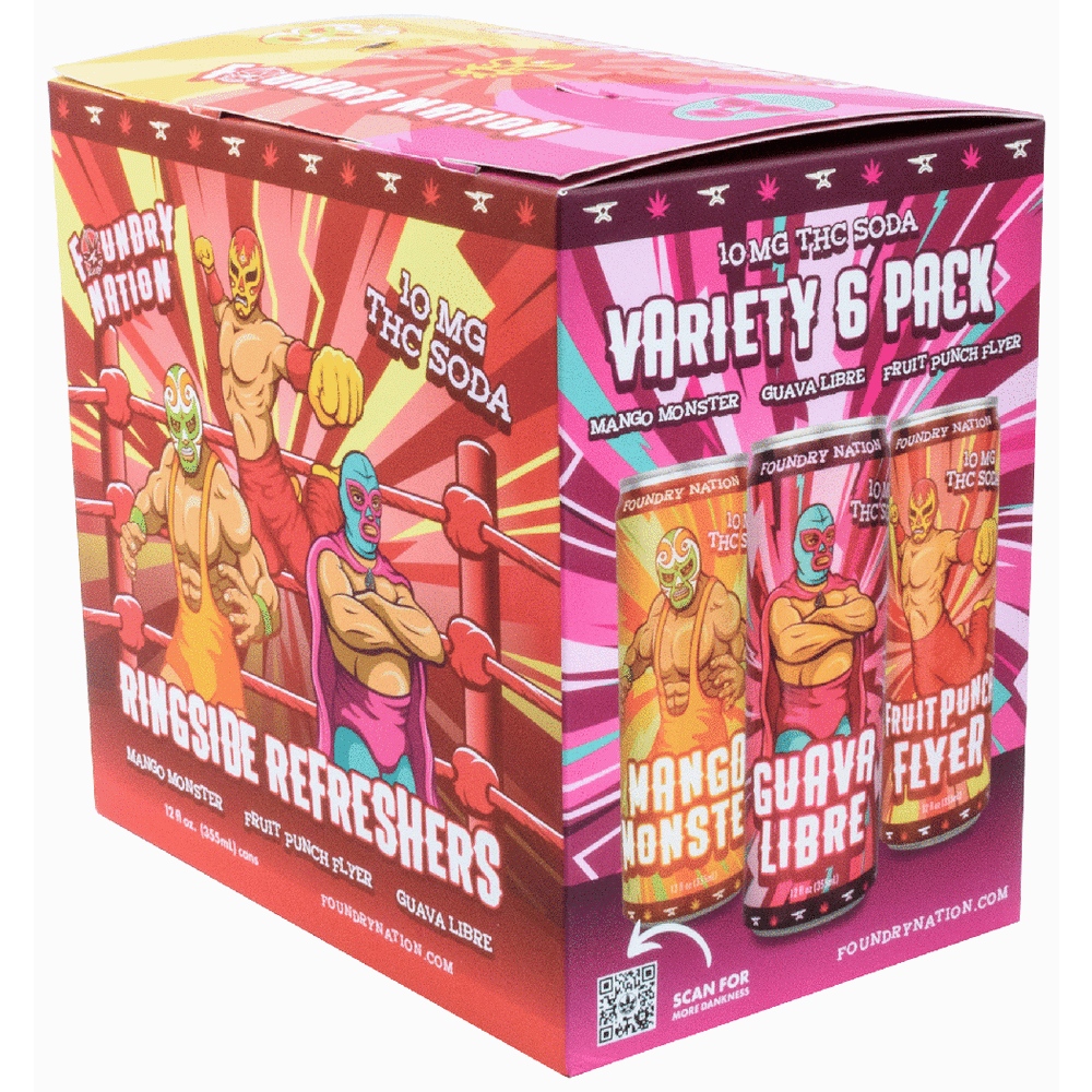 Foundry THC 10mg Ringside Refreshers Variety Pack