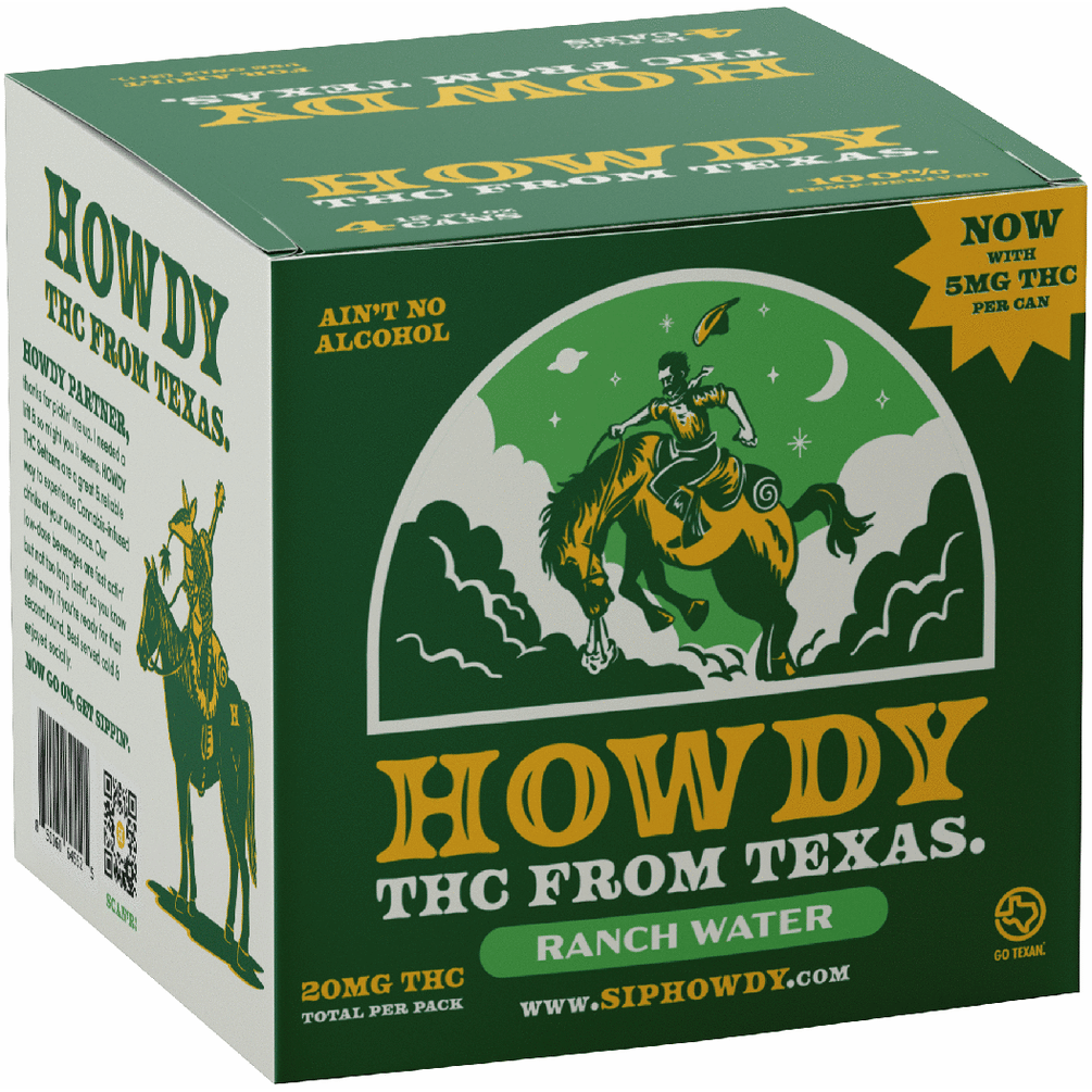 Howdy THC 5mg Ranch Water