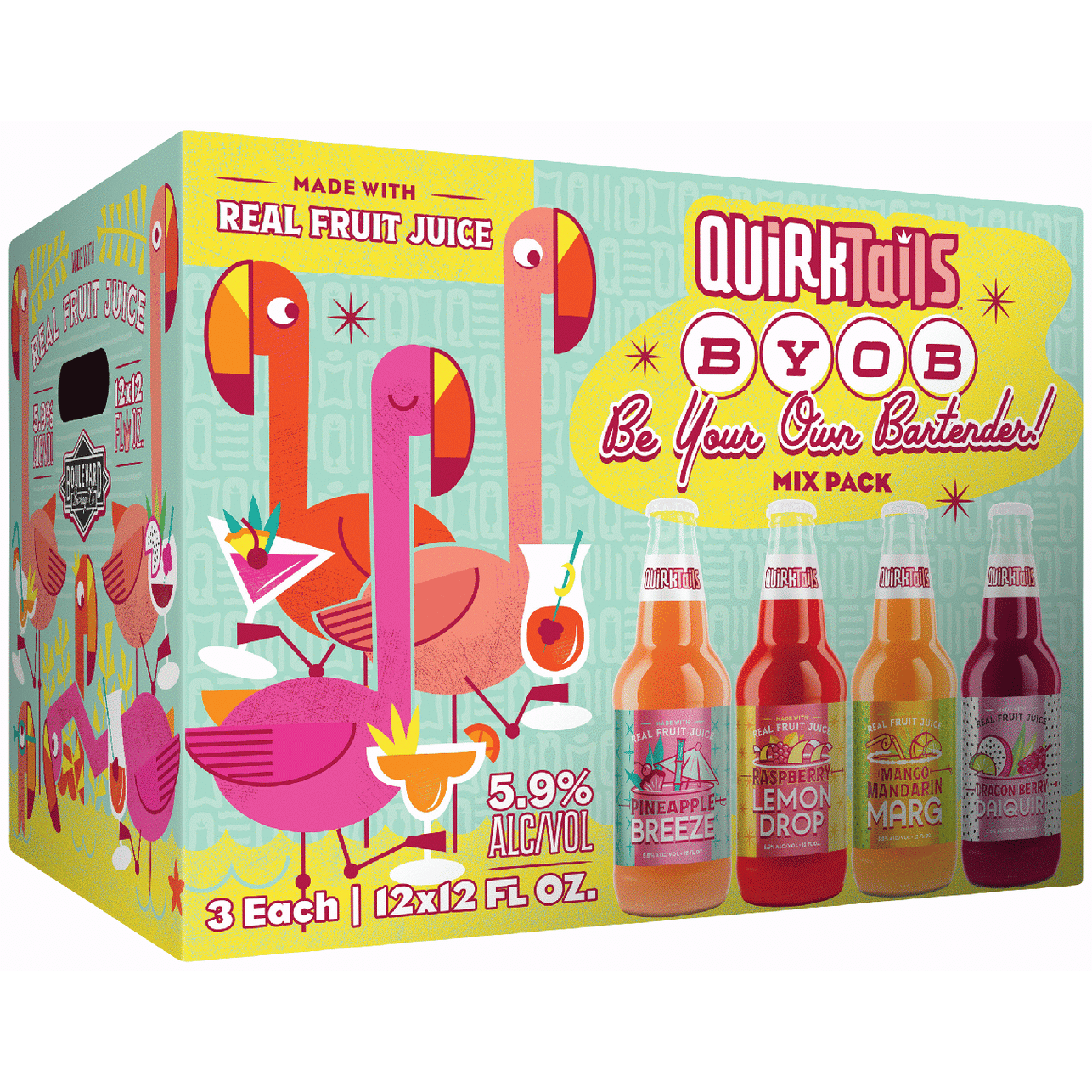 BLVD Quirktails BYOB Variety 12 Pack