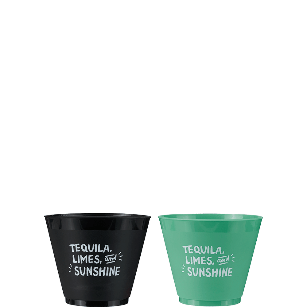 Tequila Lime Sunshine 9 oz Frosted Cup Set of 12 by Blush