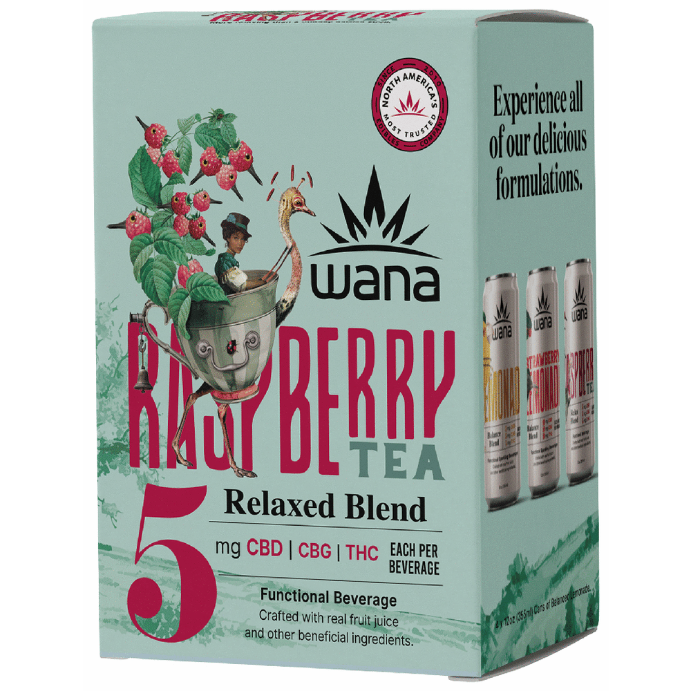 Wana THC 5mg Raspberry Iced Tea