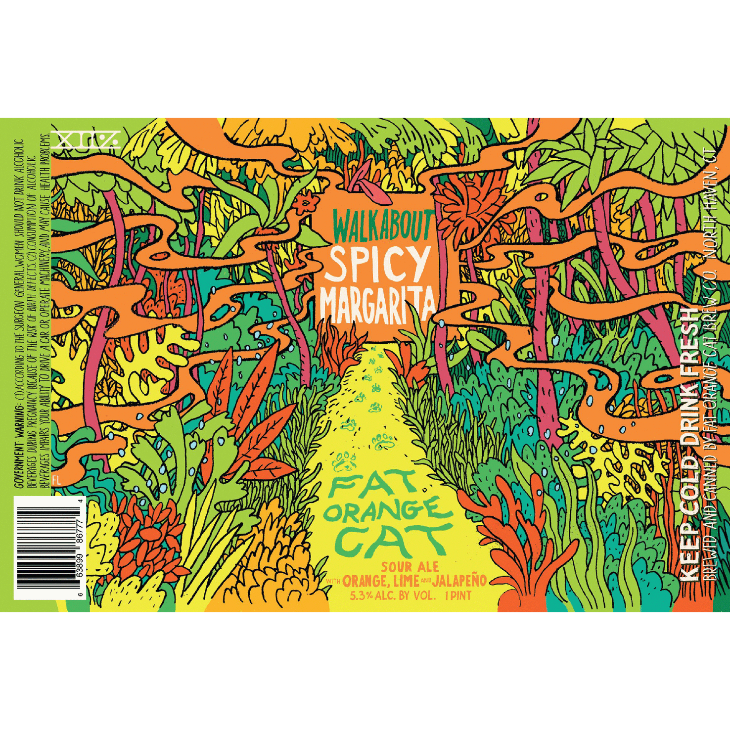 Fat Orange Cat Walkabout Spicy Margarita