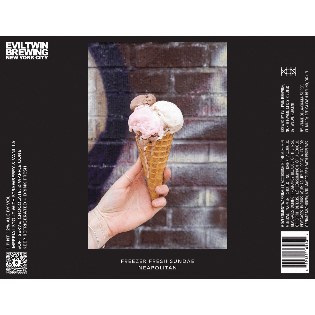 Evil Twin Freezer Fresh Sundae Neapolitan