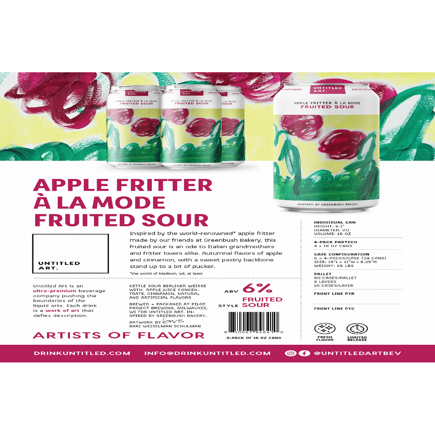 Untitled Art Apple Fritter A La Mode Berliner Weisse