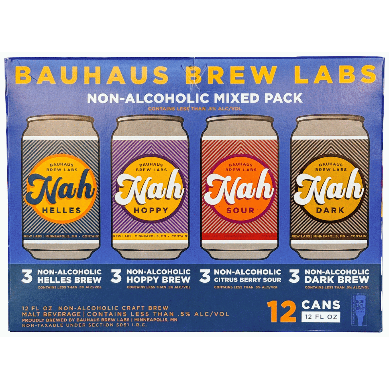 Bauhaus Non-Alcoholic Nah Mixed Pack