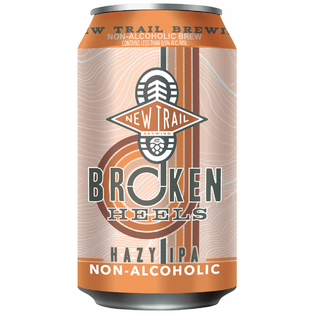 New Trail Broken Heels Non-Alcoholic Hazy IPA