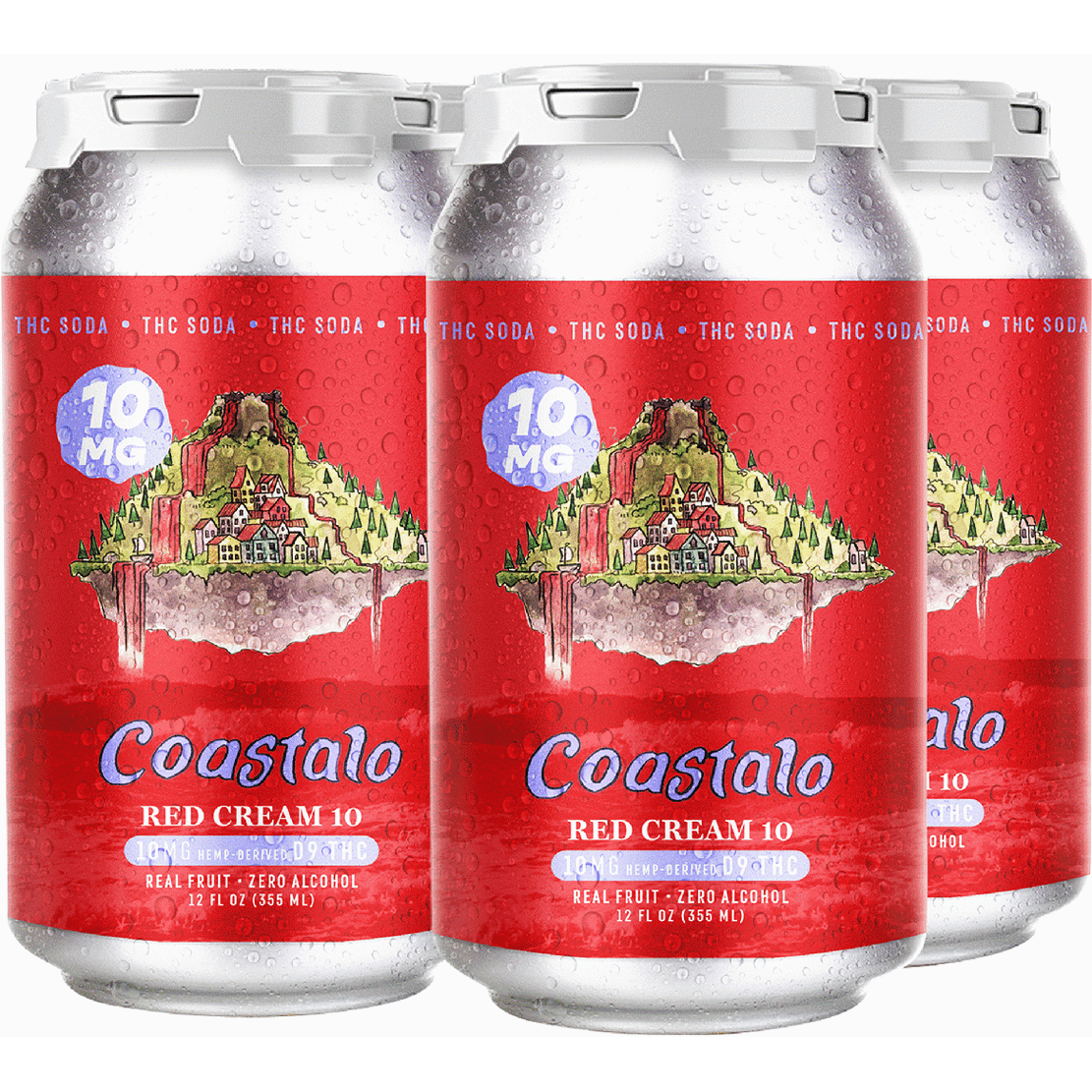 Coastalo THC 10mg Red Cream