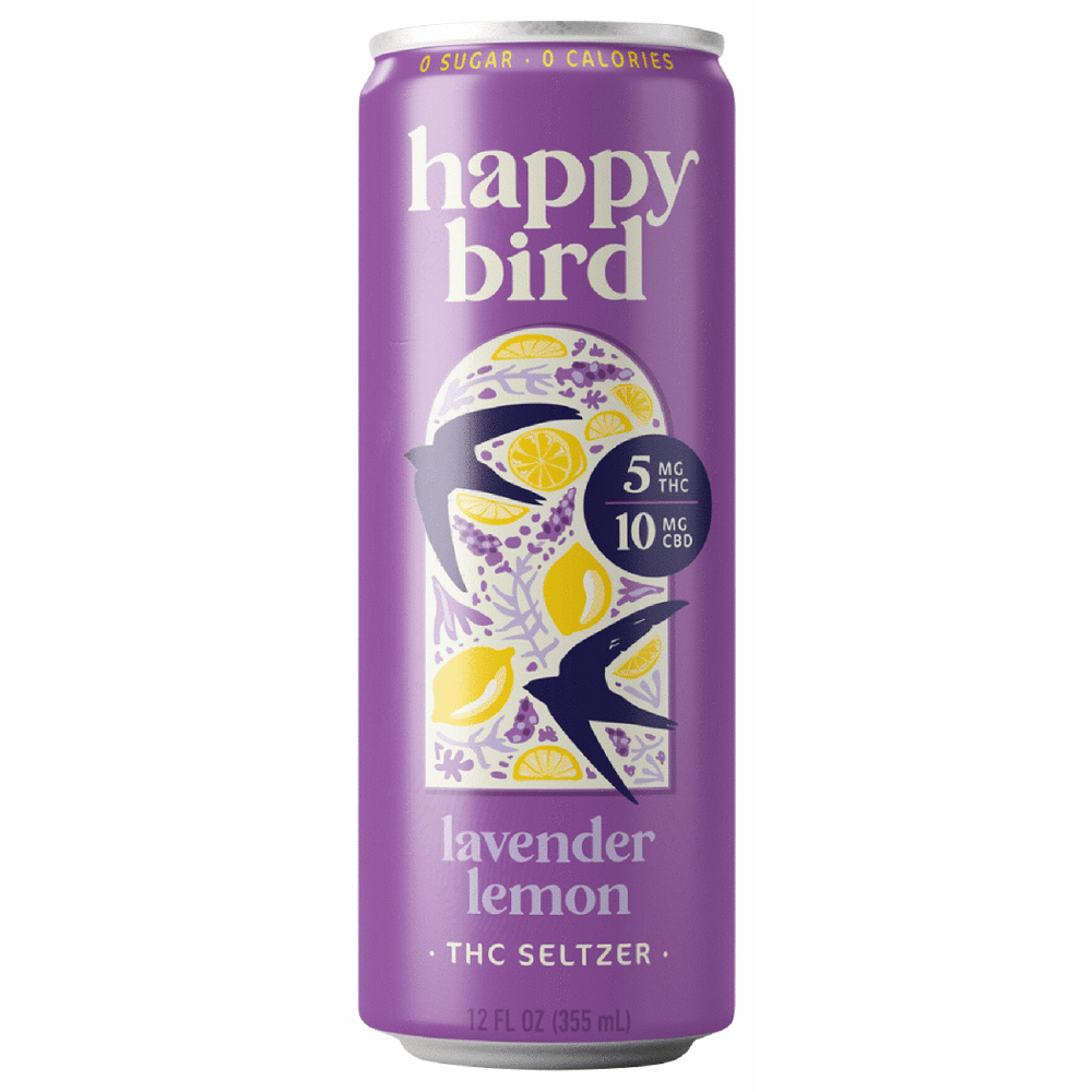 Happy Bird THC 5mg Lavender Lemon