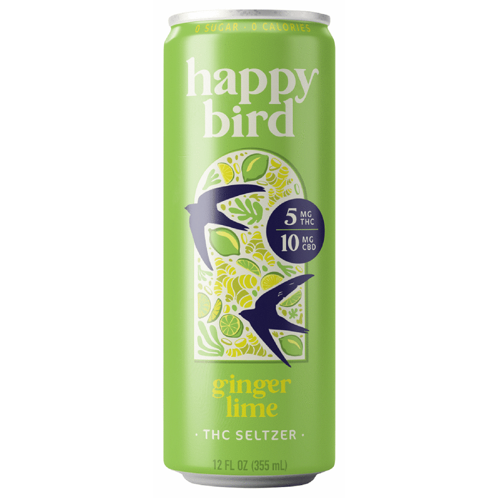 Happy Bird THC 5mg Ginger Lime