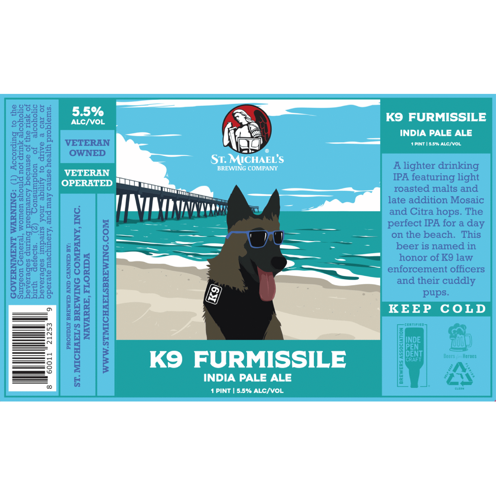 St. Michael's K9 Furmissle IPA