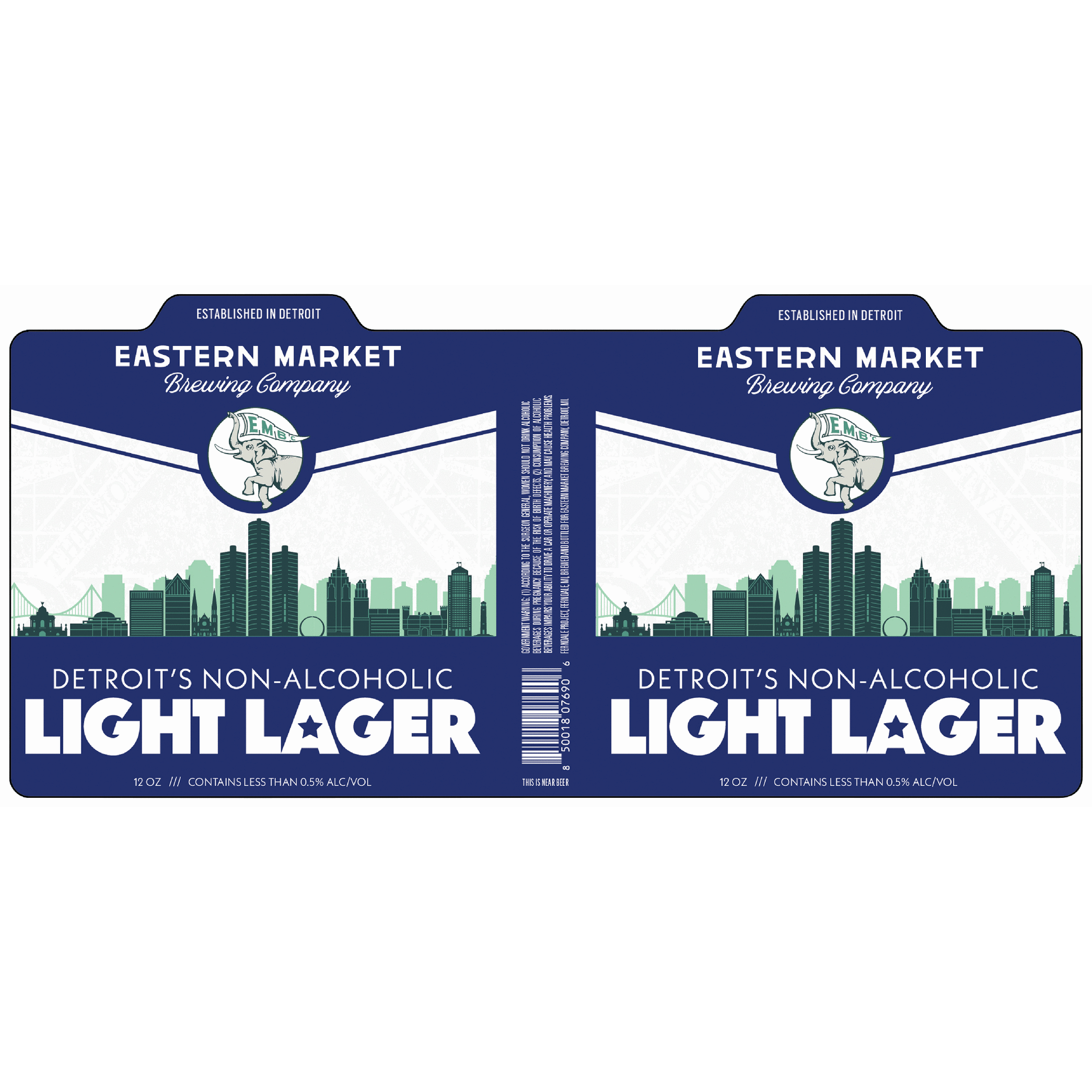 Eastern Market Non-Alcoholic Light Lager