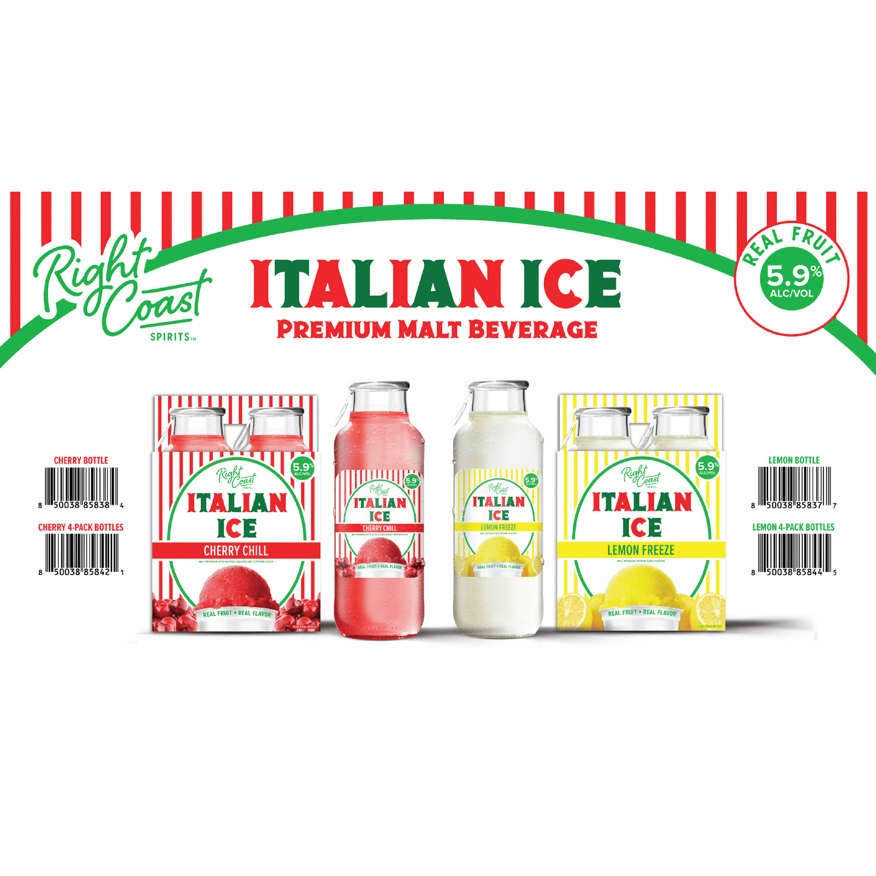 Right Coast Italian Ice Cherry Vodka Chill Malt