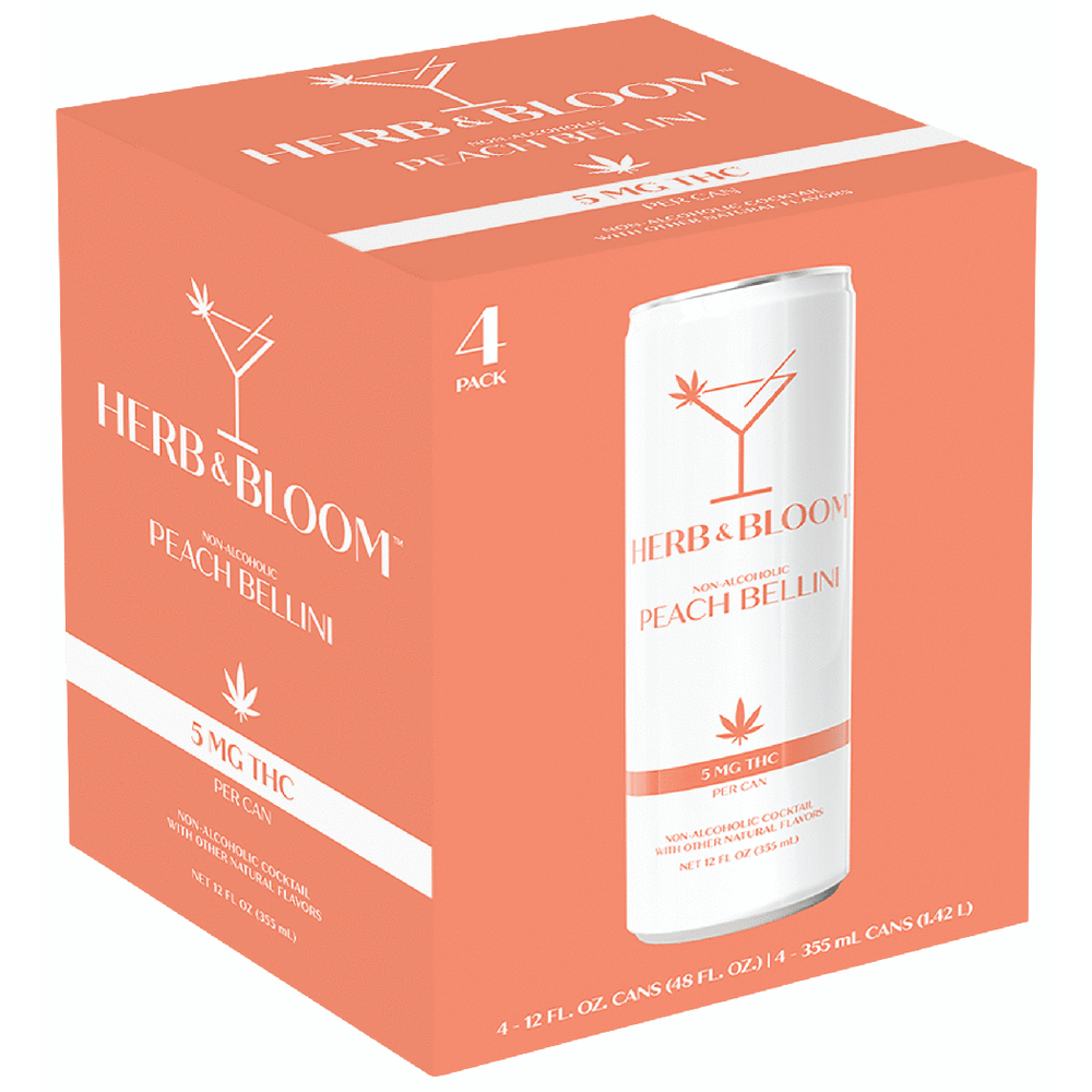 Herb & Bloom THC 5mg Peach Bellini