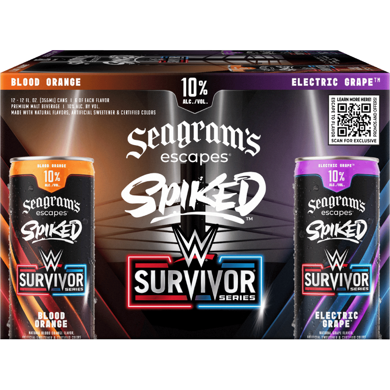 Seagrams Spiked WWE Survivor Variety Pack