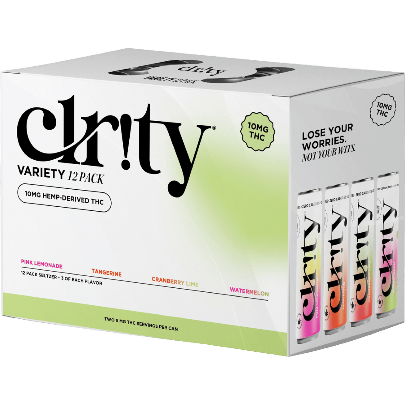 Clr!ty THC 10mg Variety Pack