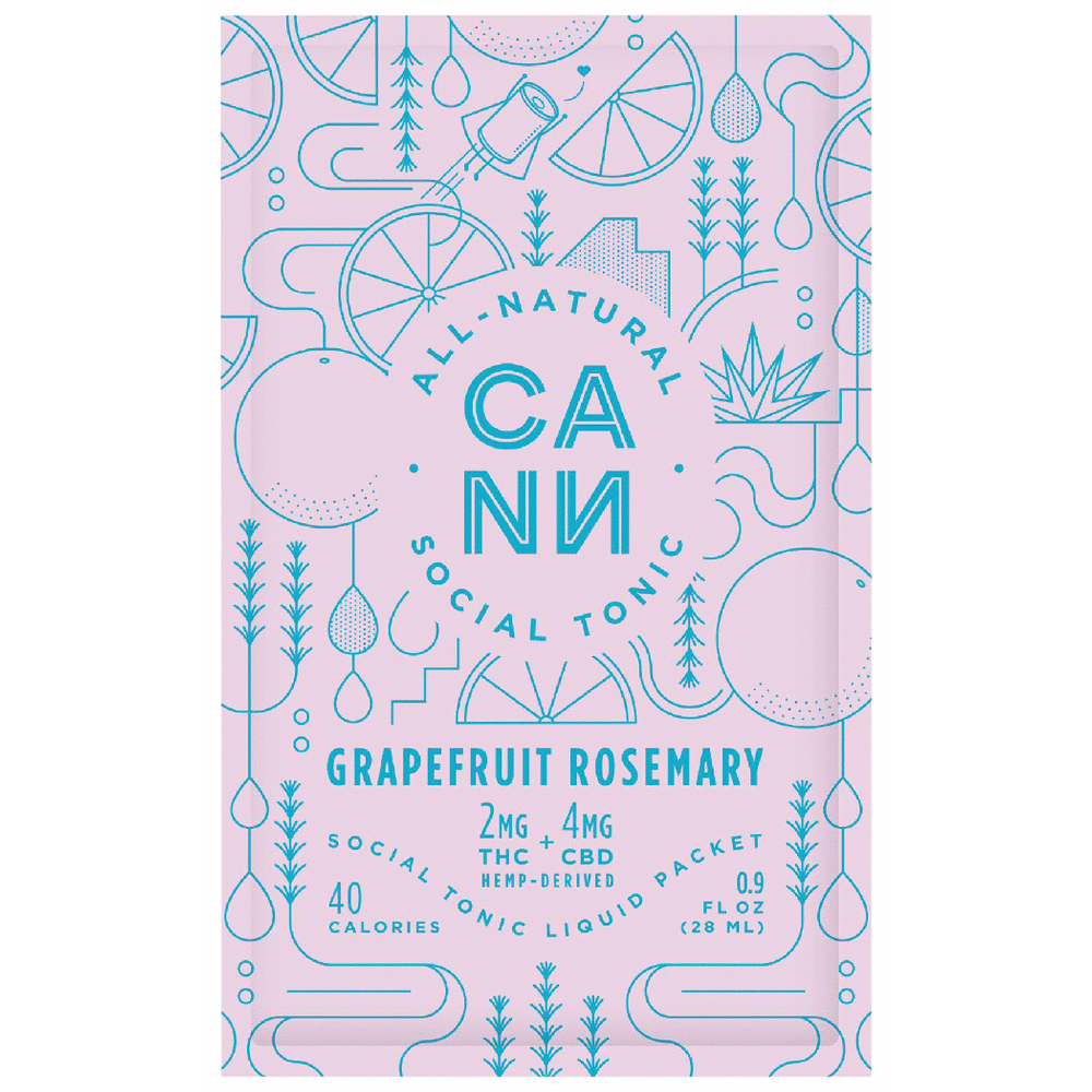 Cann THC 2mg Grapefruit Rosemary Liquid Packet