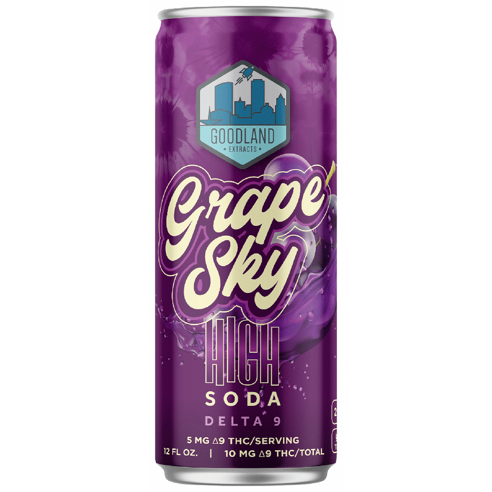 Goodland THC 10mg Grape Sky High Soda