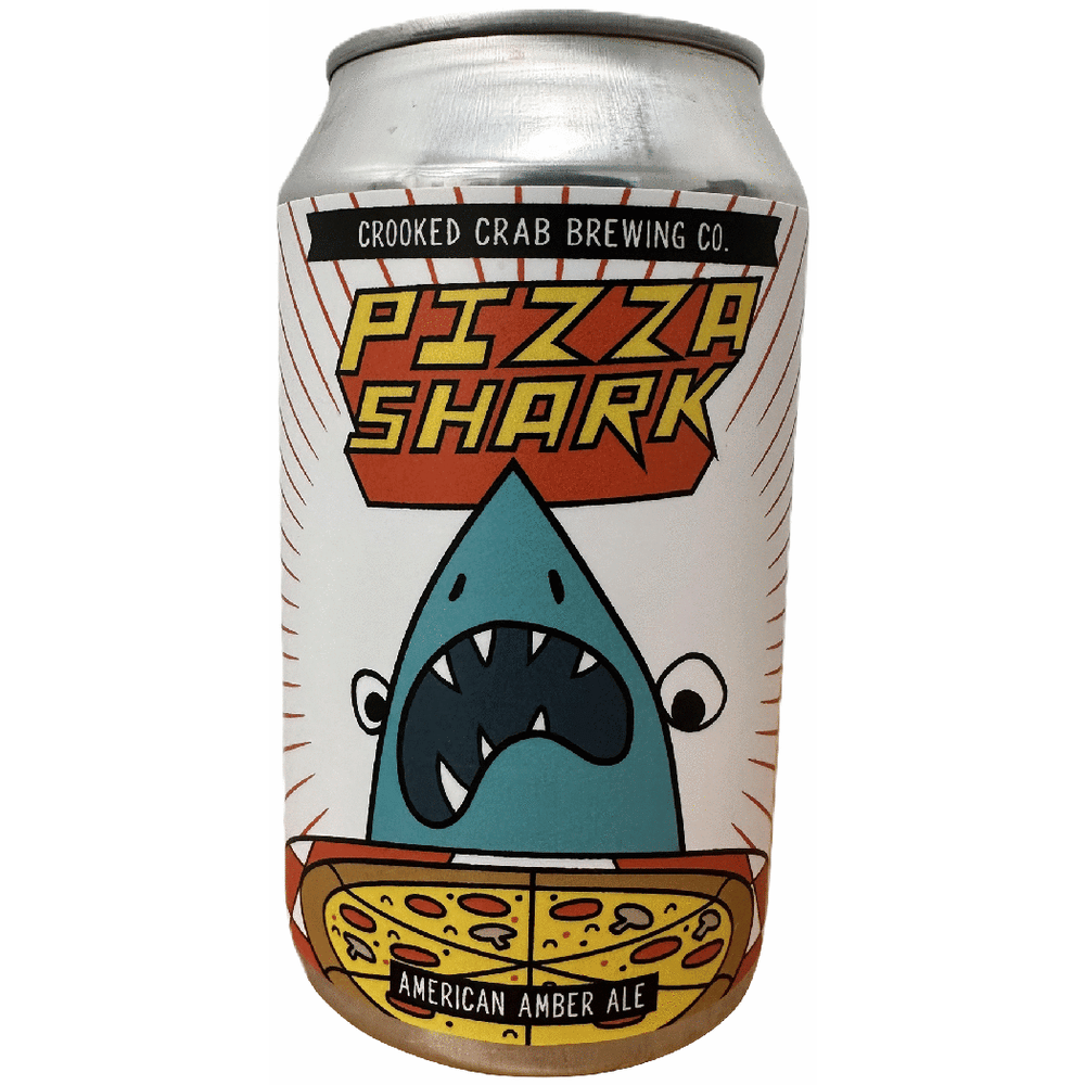 Crooked Crab Pizza Shark Amber Ale